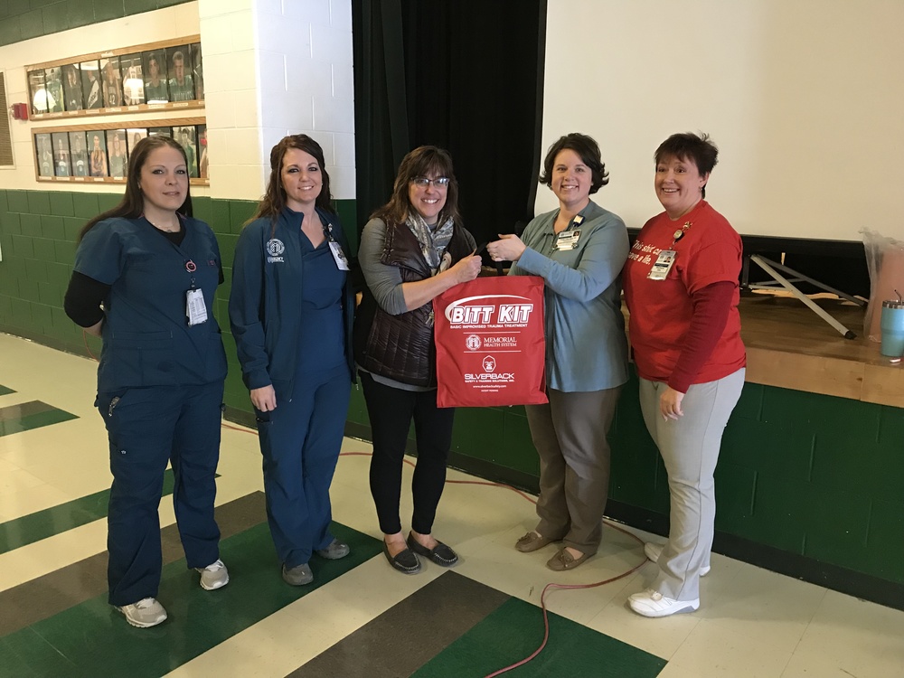 Staff Participate in "Stop the Bleed" Training