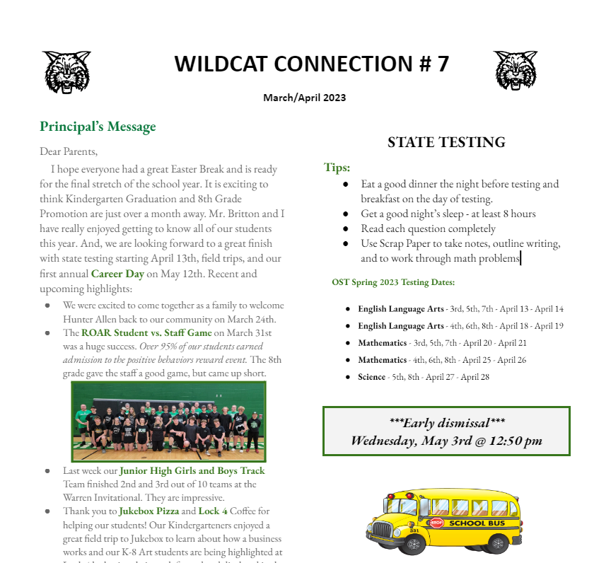 Wildcat Connection #7 2023